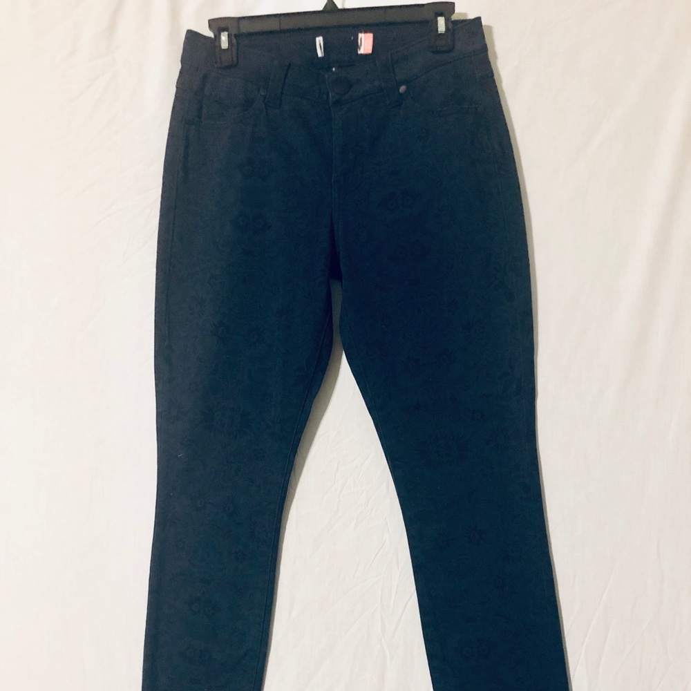 CAbi Denim Pattern Navy Jeans.